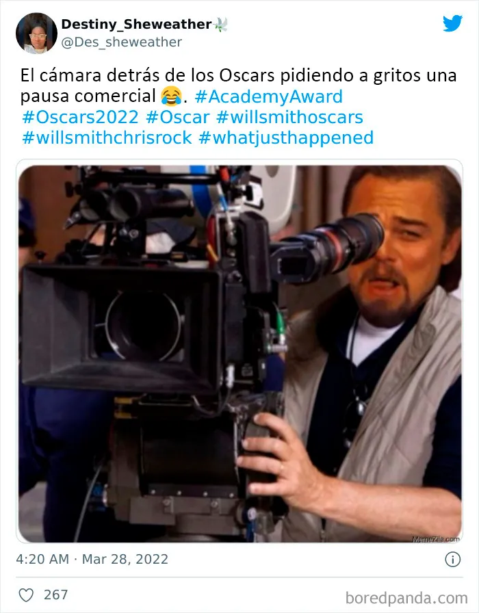 Así reaccionó la gente cuando Will Smith abofeteó a Chris Rock durante la transmisión en vivo de los Oscars (20 Publicaciones)
