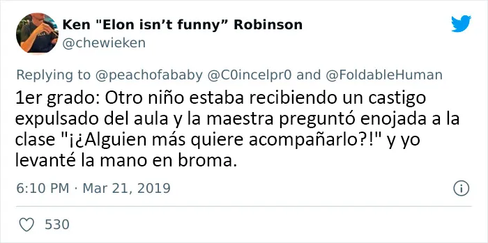 20 Razones ridículas por las que castigaron a niños en la escuela, compartidas en Twitter