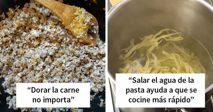 20 Ideas y "consejos" sobre cocina que irritan a la gente