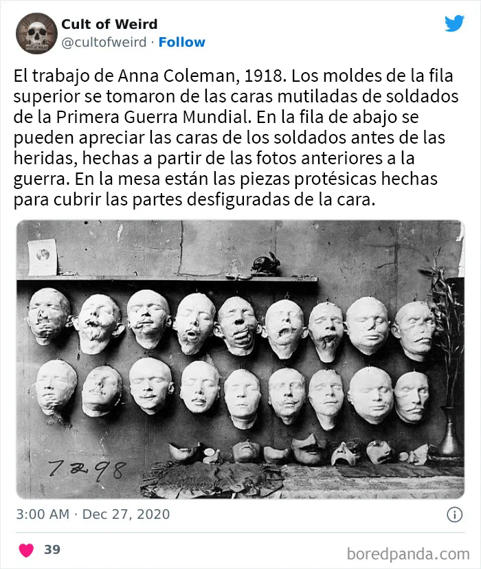 20 Imágenes incómodas y cautivadoras a la vez de esta cuenta de Twitter que solo publica cosas espeluznantes