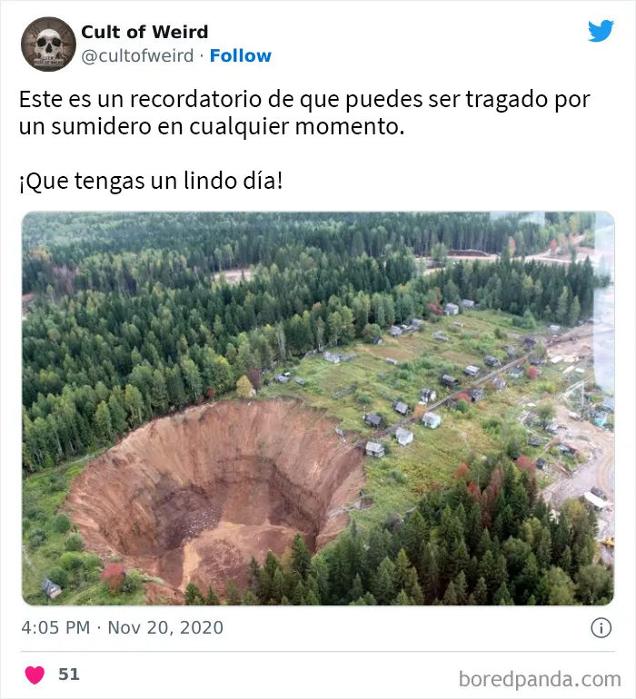 20 Imágenes incómodas y cautivadoras a la vez de esta cuenta de Twitter que solo publica cosas espeluznantes