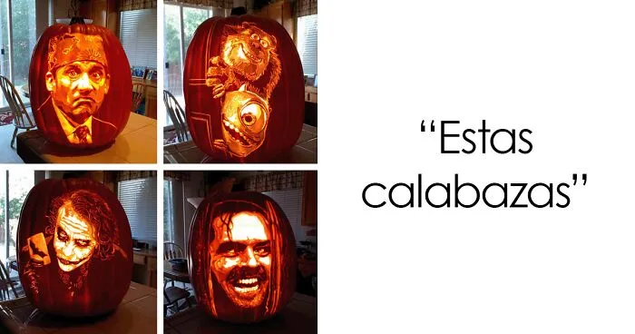 40 Calabazas de Halloween talladas de forma hábil y creativa (nuevas fotos)