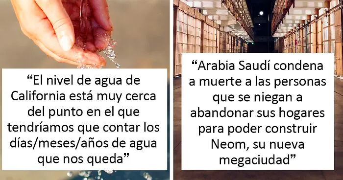 30 Eventos desagradables que están teniendo lugar en el mundo en estos momentos y quizá desconozcas