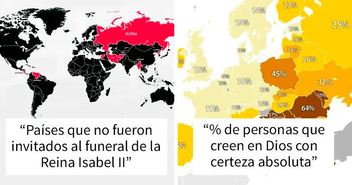 20 Mapas fascinantes que te enseñarán algo nuevo sobre el mundo