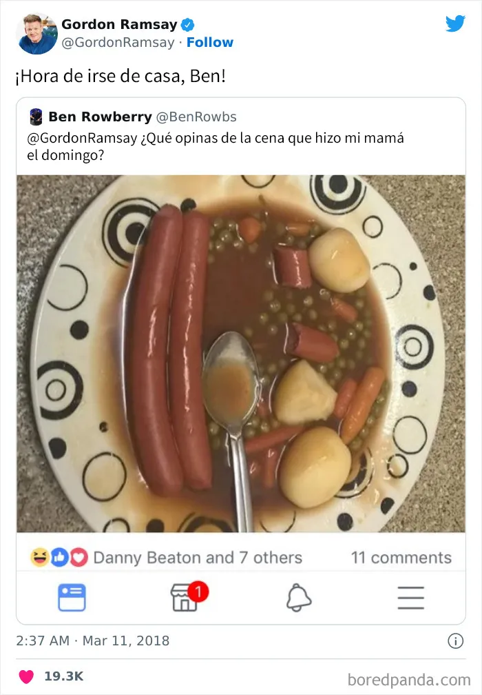 Los mejores 20 insultos del chef Gordon Ramsay que han hecho reír a la gente