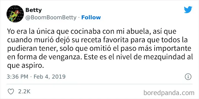 Choca esos cinco, abuela. Eso es impresionante
