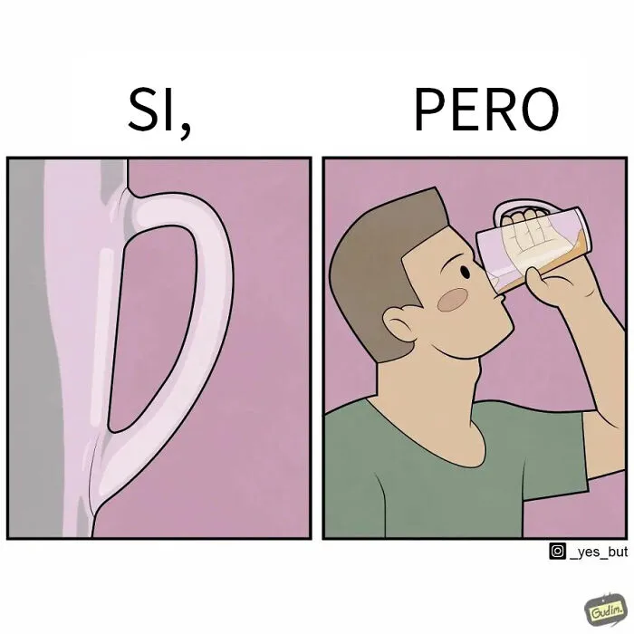 «Sí, pero»: 15 Ilustraciones de Anton Gudim que captan la ironía de los momentos cotidianos (nuevas imágenes)