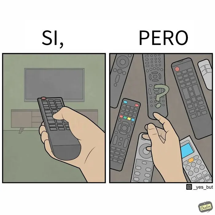 «Sí, pero»: 15 Ilustraciones de Anton Gudim que captan la ironía de los momentos cotidianos (nuevas imágenes)