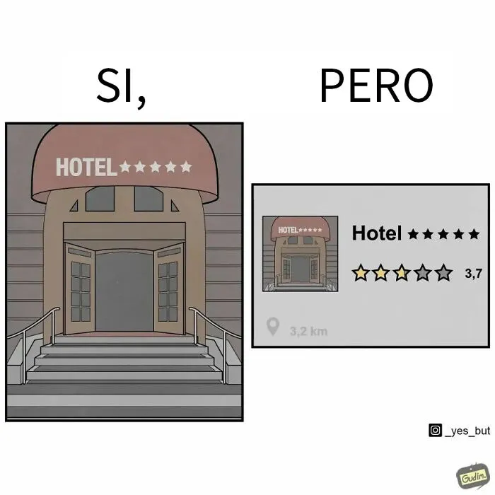 «Sí, pero»: 15 Ilustraciones de Anton Gudim que captan la ironía de los momentos cotidianos (nuevas imágenes)