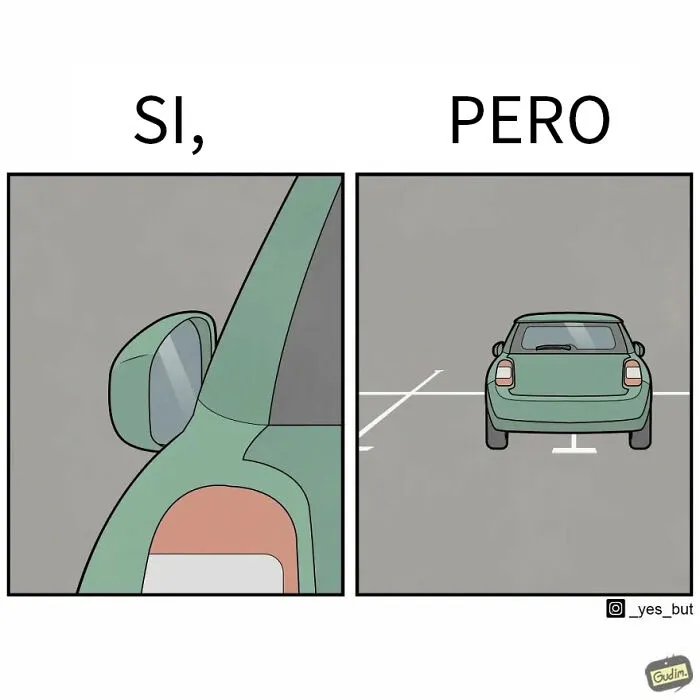 «Sí, pero»: 15 Ilustraciones de Anton Gudim que captan la ironía de los momentos cotidianos (nuevas imágenes)