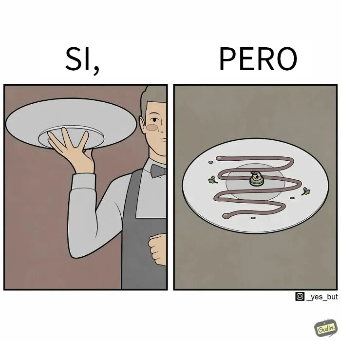 «Sí, pero»: 15 Ilustraciones de Anton Gudim que captan la ironía de los momentos cotidianos (nuevas imágenes)