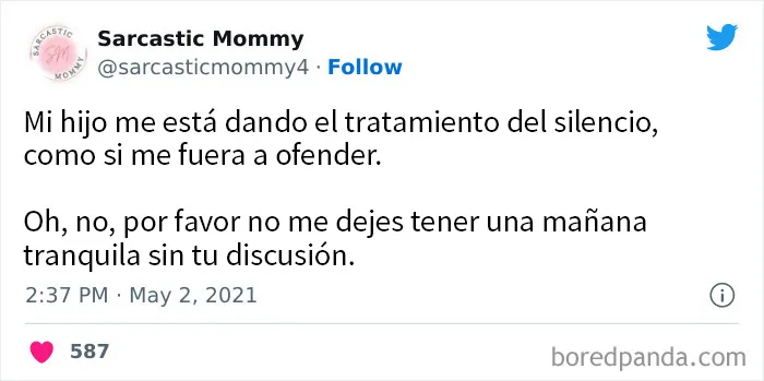 Si sois padres, estos 20 tuits de una "mamá sarcástica" os harán reír