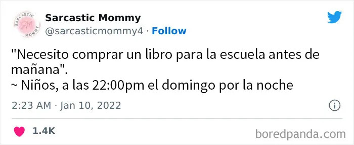 Si sois padres, estos 20 tuits de una "mamá sarcástica" os harán reír