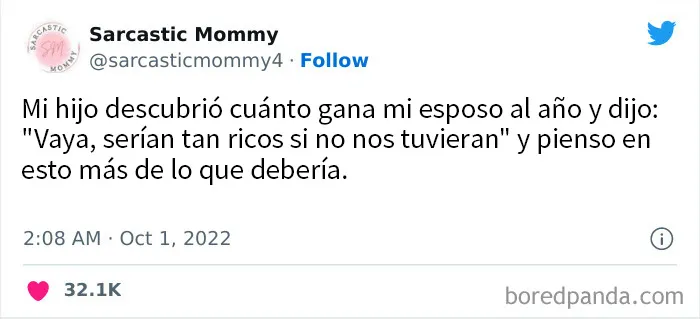 Si sois padres, estos 20 tuits de una "mamá sarcástica" os harán reír