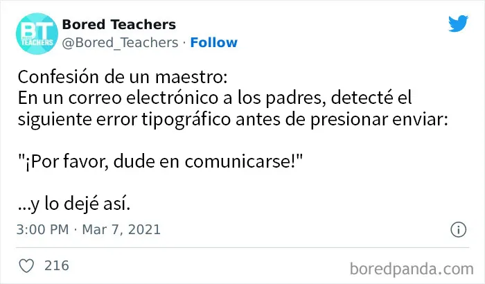 20 Profesores que tuitearon algo tan gracioso que había que compartirlo