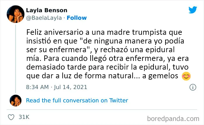 El karma a veces funciona