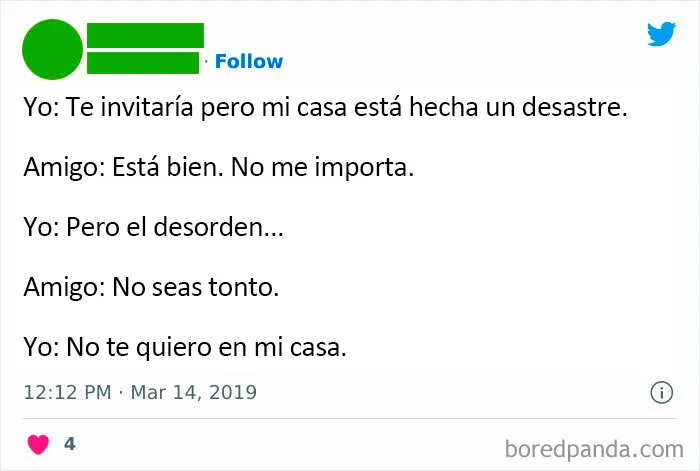 *vierte intencionadamente un tarro de marinara en la alfombra* "Lo siento, un desastre"
