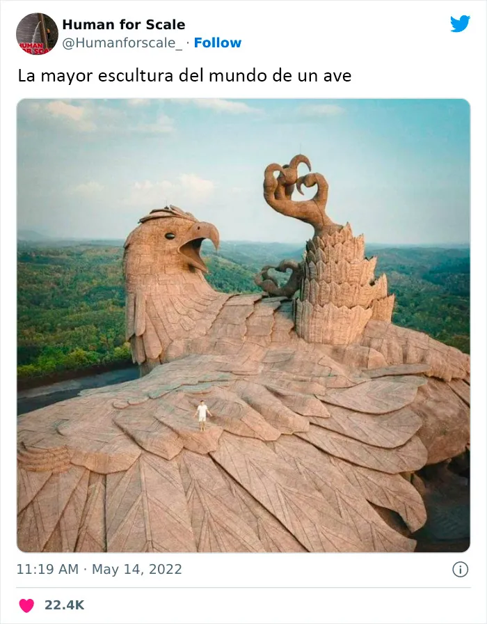 No sabes lo enormes que son algunas cosas hasta que se comparan con el tamaño humano: 20 fotos