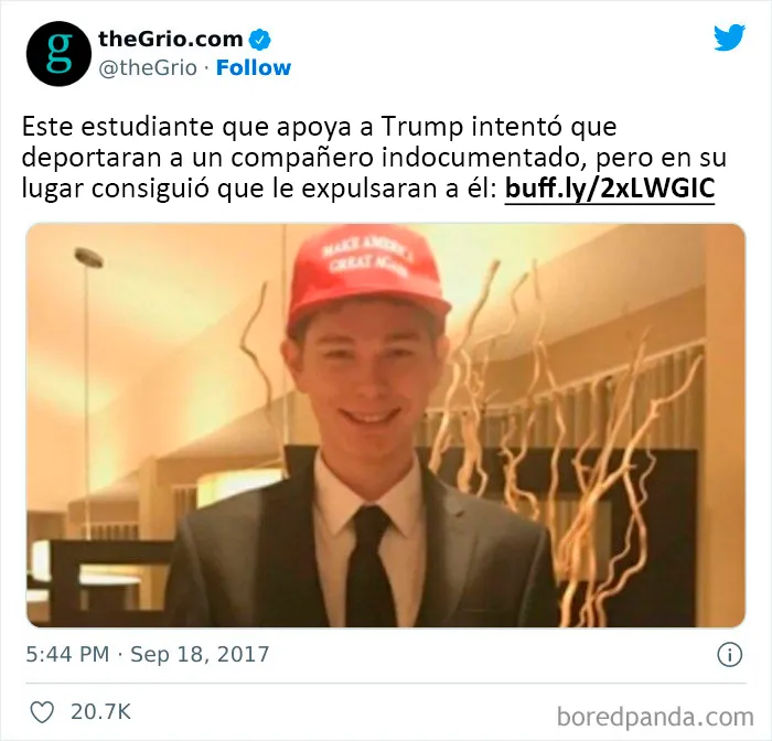 El karma ya llegó