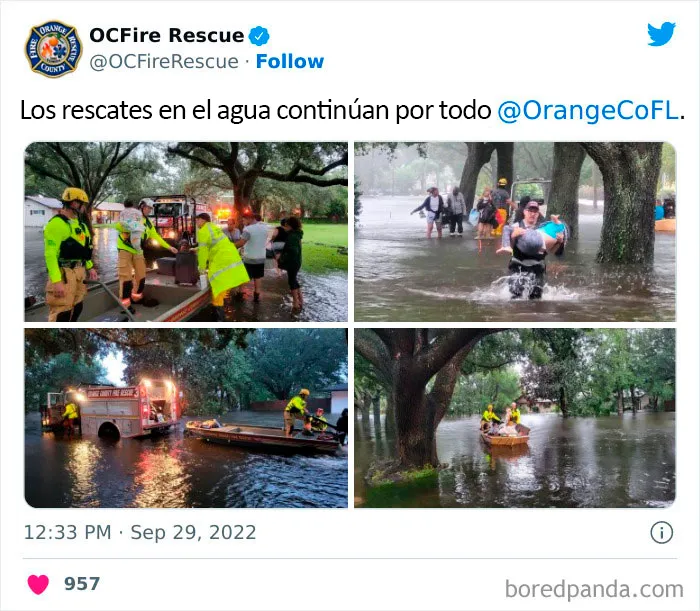 20 Fotos muy surreales de la catástrofe tras el huracán Ian