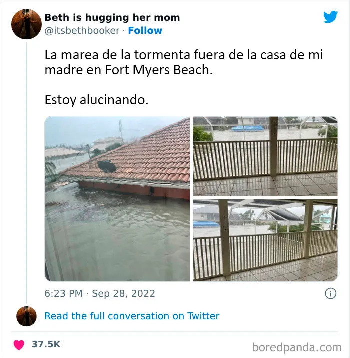 20 Fotos muy surreales de la catástrofe tras el huracán Ian