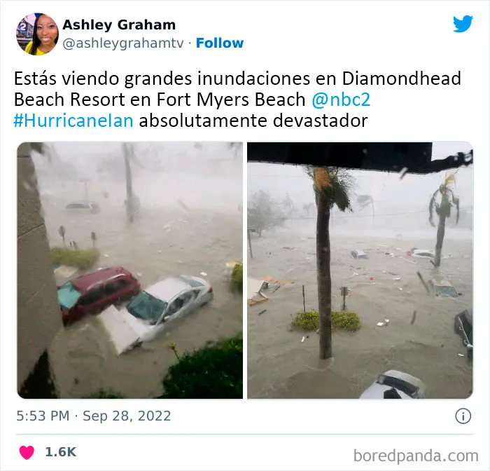 20 Fotos muy surreales de la catástrofe tras el huracán Ian