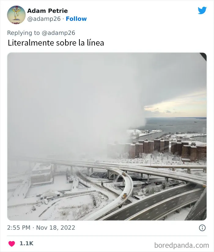 La gente comparte sus impresionantes fotos tras la brutal ventisca que ha dejado casi 2 metros de nieve en Buffalo, Nueva York