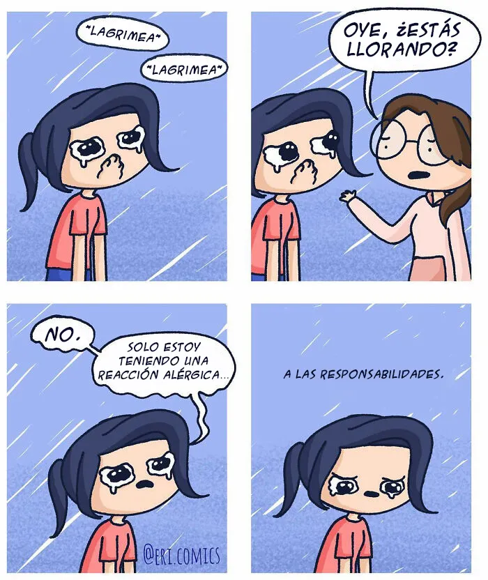 Esta artista ha conseguido capturar perfectamente los problemas de la vida cotidiana con sus cómics