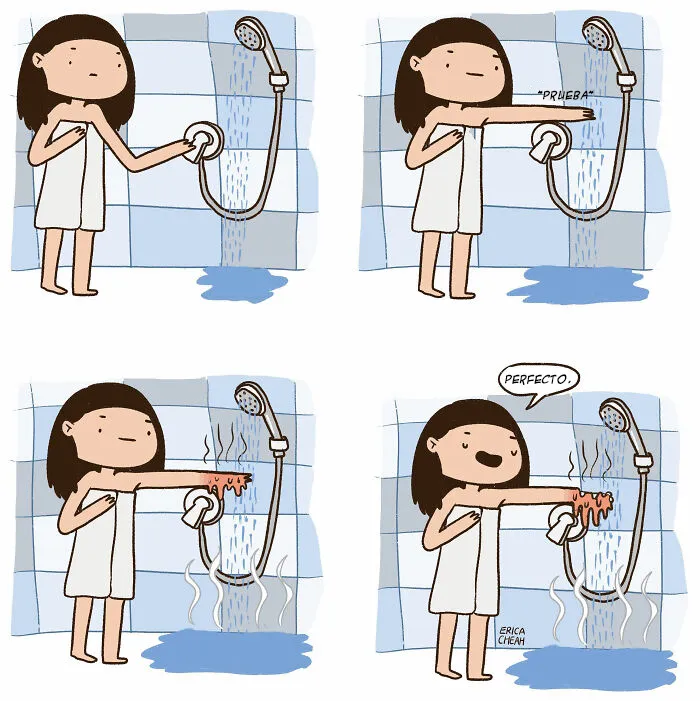 Esta artista ha conseguido capturar perfectamente los problemas de la vida cotidiana con sus cómics