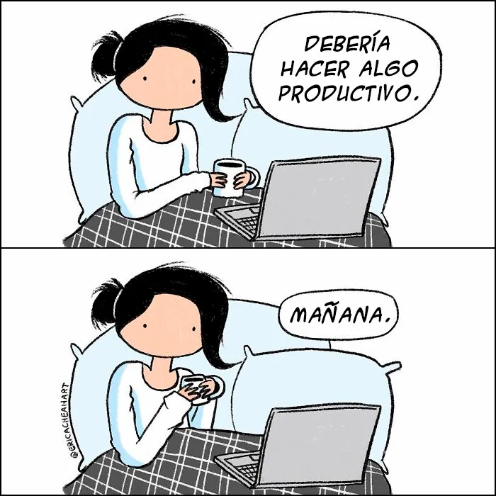 Esta artista ha conseguido capturar perfectamente los problemas de la vida cotidiana con sus cómics