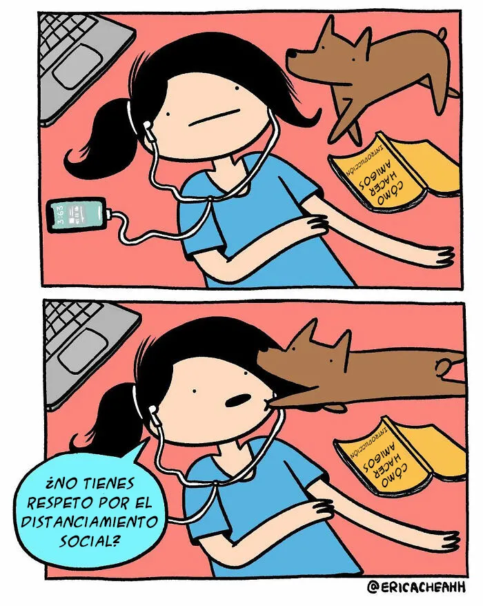 Esta artista ha conseguido capturar perfectamente los problemas de la vida cotidiana con sus cómics