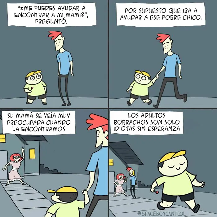Cómics extraños y oscuros con finales retorcidos por SpaceBoyCantLol (20 nuevas imágenes)