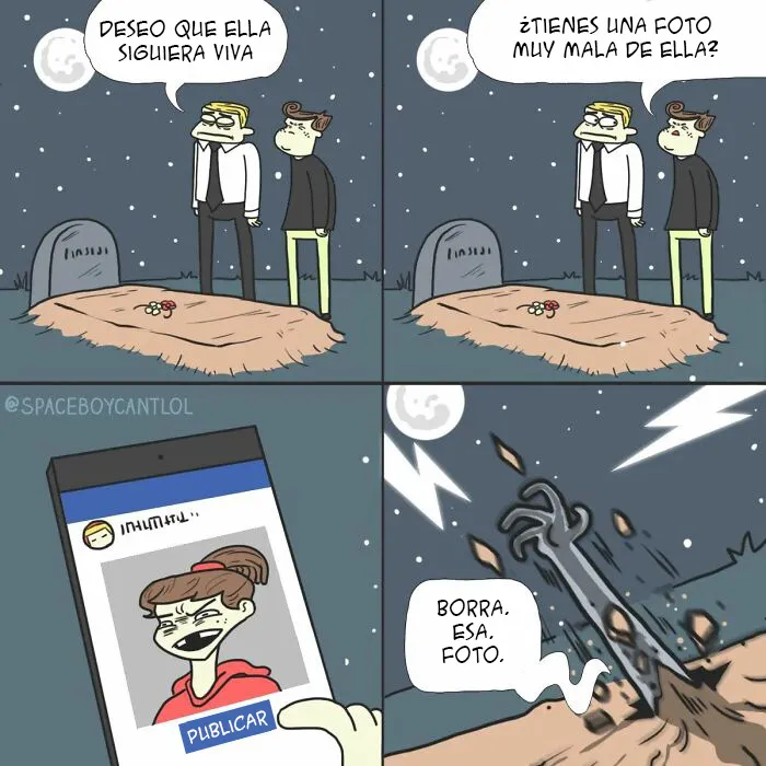 Cómics extraños y oscuros con finales retorcidos por SpaceBoyCantLol (20 nuevas imágenes)