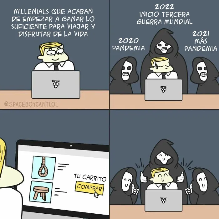 Cómics extraños y oscuros con finales retorcidos por SpaceBoyCantLol (20 nuevas imágenes)