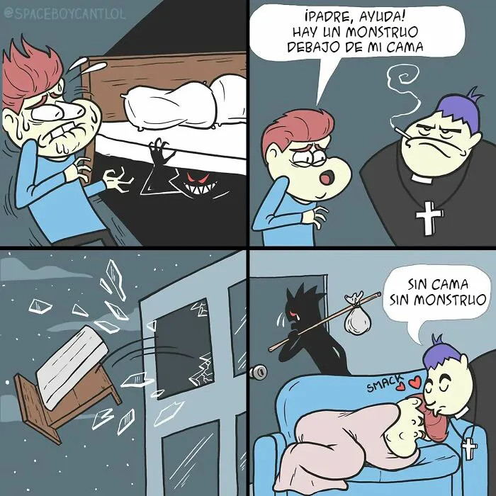 Cómics extraños y oscuros con finales retorcidos por SpaceBoyCantLol (20 nuevas imágenes)