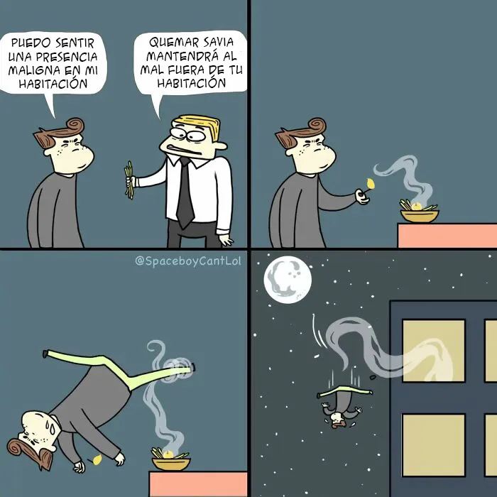 Cómics extraños y oscuros con finales retorcidos por SpaceBoyCantLol (20 nuevas imágenes)