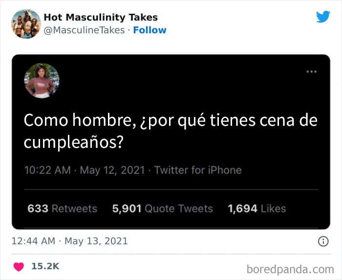 20 Tuits sobre masculinidad que dan mucha vergüenza ajena