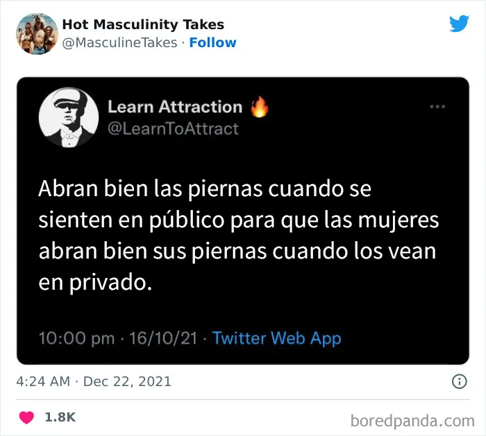 20 Tuits sobre masculinidad que dan mucha vergüenza ajena