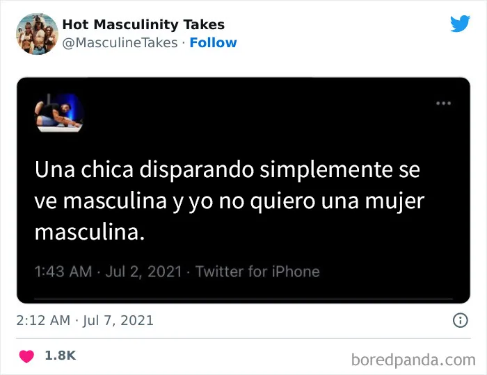 20 Tuits sobre masculinidad que dan mucha vergüenza ajena