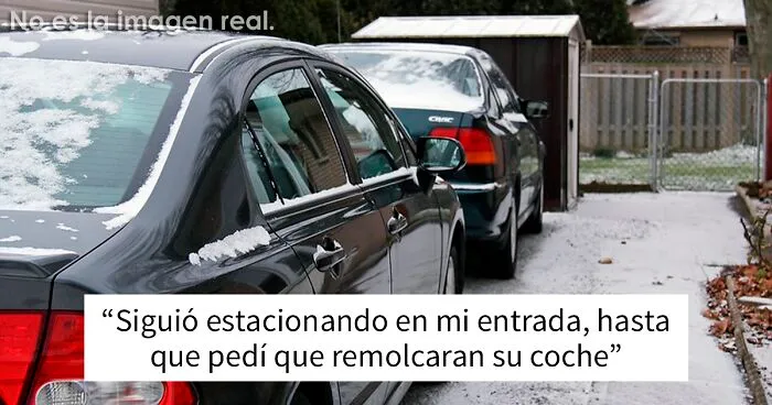 Esta Karen se cree con derecho a usar el estacionamiento de su vecina