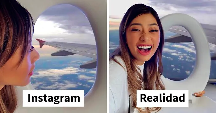 Esta modelo demuestra que lo que vemos en Instagram no siempre es igual la realidad
