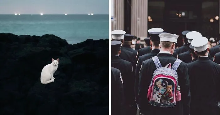 40 Fotos callejeras que captan encuentros fortuitos en lugares públicos