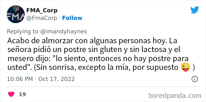 20 Personas que fueron avergonzadas por camareros en países extranjeros