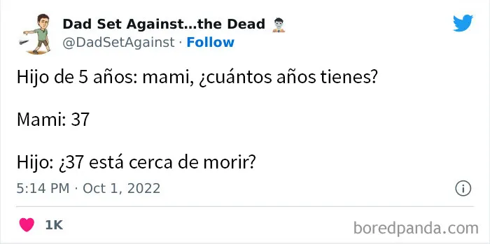 20 Divertidos tuits de padres del mes de Octubre