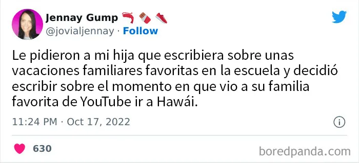 20 Divertidos tuits de padres del mes de Octubre