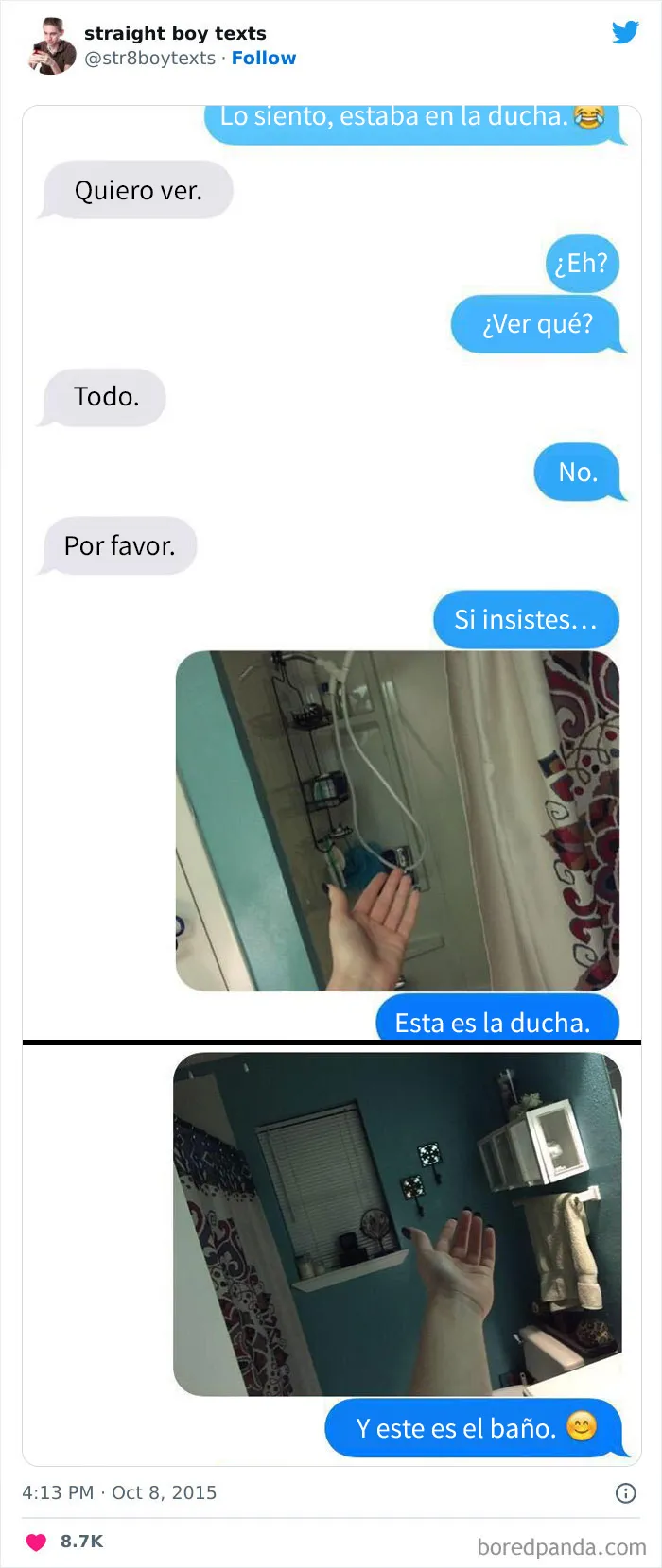 20 Mensajes de hombres hetero mostrando lo irritantes que pueden ser