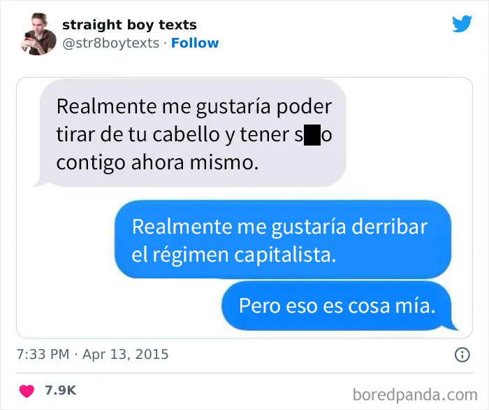 20 Mensajes de hombres hetero mostrando lo irritantes que pueden ser