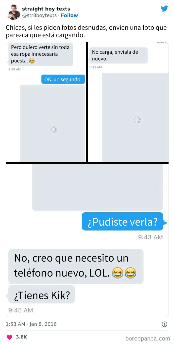 20 Mensajes de hombres hetero mostrando lo irritantes que pueden ser