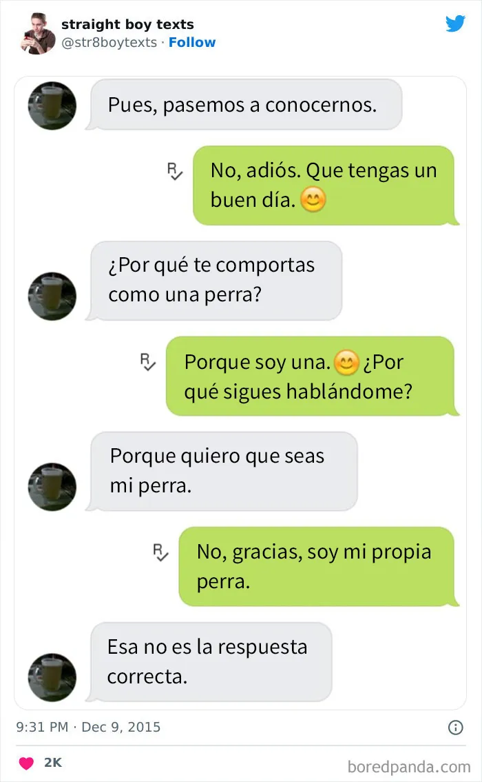20 Mensajes de hombres hetero mostrando lo irritantes que pueden ser