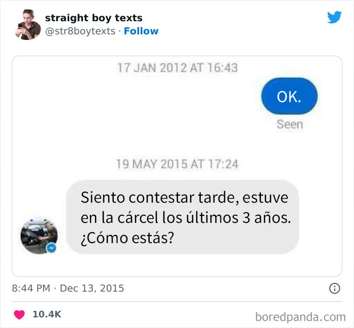 20 Mensajes de hombres hetero mostrando lo irritantes que pueden ser
